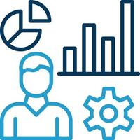 Ux Analytics Vector Icon Design