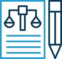 Legal Document Vector Icon Design