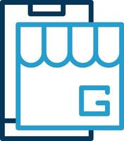 Google My Business Vector Icon Design