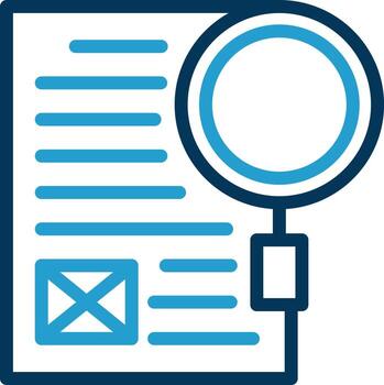 Latent Semantic Index Vector Icon Design