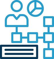 Organization Chart Vector Icon Design