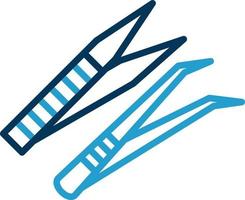 Tweezers Vector Icon Design