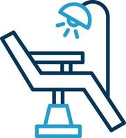 Dentist Chair Vector Icon Design