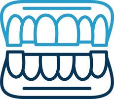 Denture Vector Icon Design