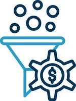 Conversion Rate Optimization Vector Icon Design