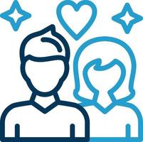 Couple Vector Icon Design