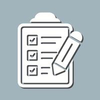 Checklist Vector Icon