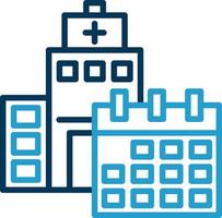 diseño de icono de vector de hospital