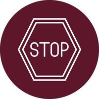 Stop Vector Icon