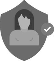 Safe female Vector Icon