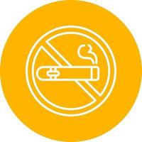 ningún icono de vector de cigarro