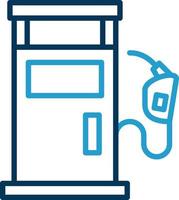 Fuel Station Vector Icon Design