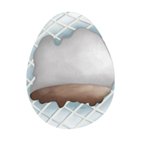 acquerello Pasqua uovo nido, coniglietto Pasqua caccia uovo, Pasqua elementi png