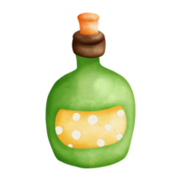 Beer Bottle, nordic style, Saint Patrick day Element png