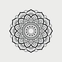 Ornamental Islamic Mandala Background Design Template vector