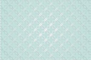 Flat arabic pattern background design vector