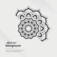 Ornamental Islamic Mandala Background Design Template vector
