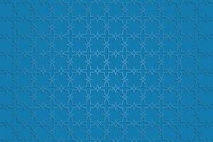 Flat arabic pattern background design vector