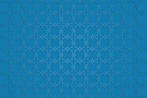 Flat arabic pattern background design vector