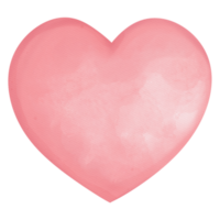 Love heart, heart hand drawn illustration png