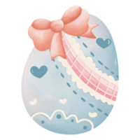 Watercolor Cute Easter Egg, Bunny Easter Hunt Egg, Easter Elements png