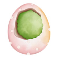 Aquarell Ostern Ei Nest, Hase Ostern jagen Ei, Ostern Elemente png