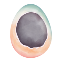 acuarela Pascua de Resurrección huevo nido, conejito Pascua de Resurrección cazar huevo, Pascua de Resurrección elementos png