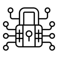Data Encryption Icon Style vector