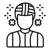 Injury Icon Style vector