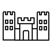 Castle Toy Icon Style vector