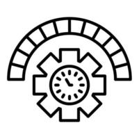 Time Management Icon Style vector