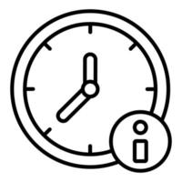 Clock Out Icon Style vector