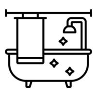 Bathroom Cleaning Icon Style vector