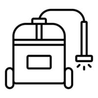 High Pressure Washer Icon Style vector