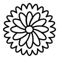 Chamomile Icon Style vector