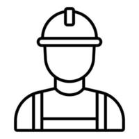 Builder Male Icon Style vector