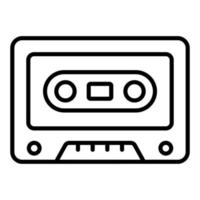 Cassette Icon Style vector