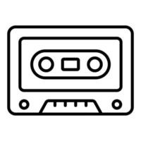 Cassette Icon Style vector