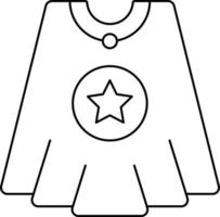 Cape Icon Style vector