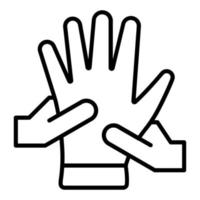 Hand Massage Icon Style vector