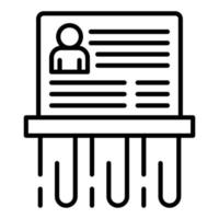 Right To Be Forgotten Icon Style vector