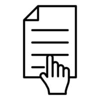 Interactive Content Icon Style vector