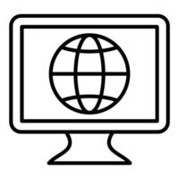 Worldwide Icon Style vector