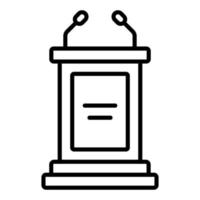 Bully Pulpit Icon Style vector