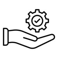 Efficiency Icon Style vector