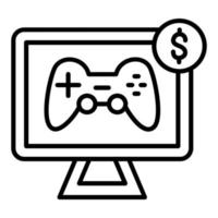 Game Sales Icon Style vector