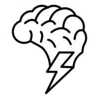 Brainstorming Icon Style vector