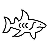 Shark Icon Style vector