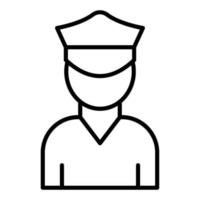 Gate Keeper Icon Style vector