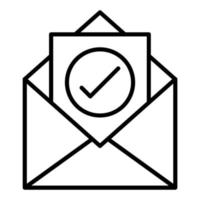 Opt In Icon Style vector